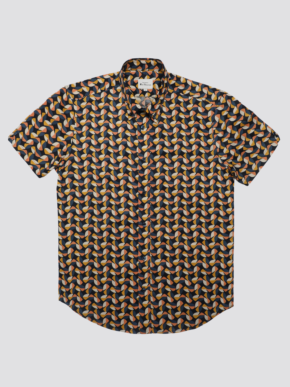 Yellow Ben Sherman Bahaus Geo Shirts | 6834MXAKE